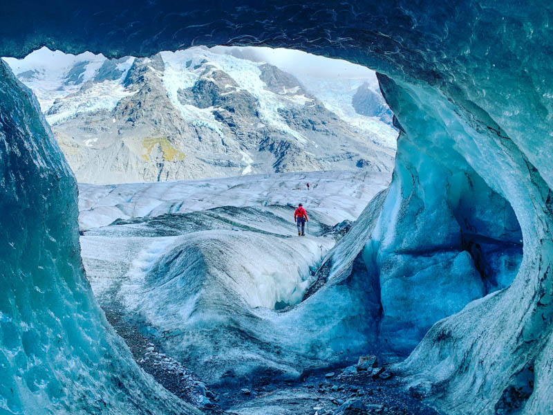 Do a glacier heli-hike