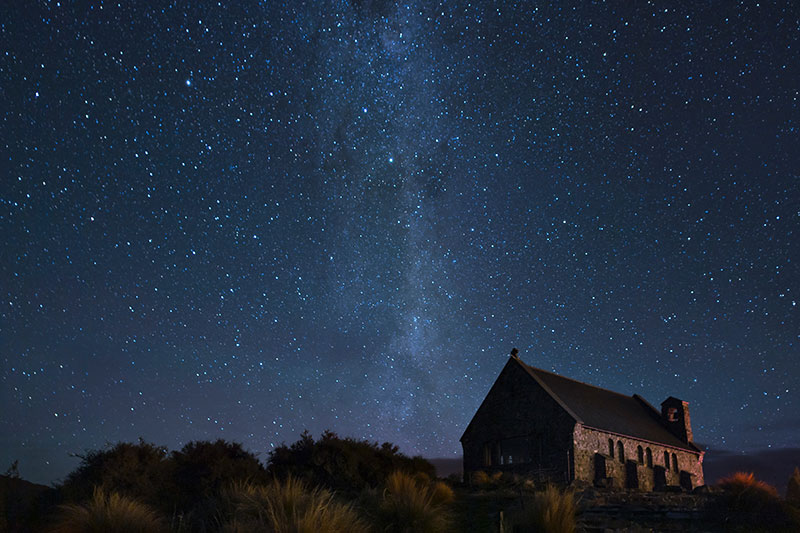 Lake Tekapo New Zealand stars