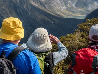 View on the Routeburn Track New Zealand