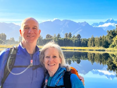 Lake Matheson Couple