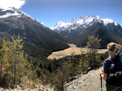 overlooking routeburn valley new zealand2