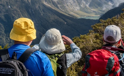 View on the Routeburn Track New Zealand