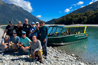 Small Group with Haast River Jet Boat
