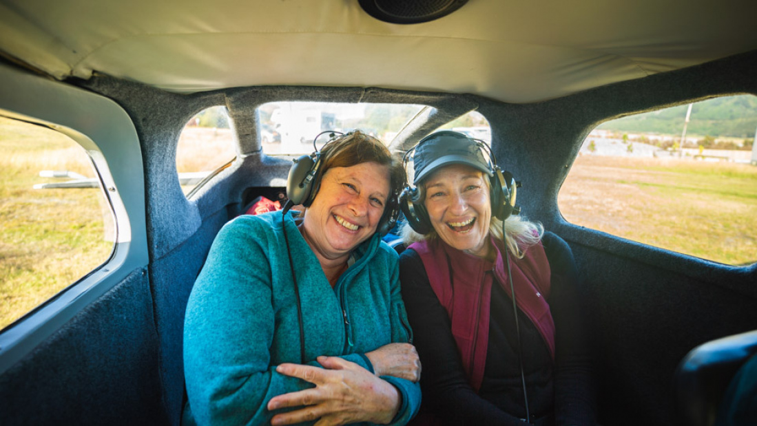 5. Two guests in plane to Siberia