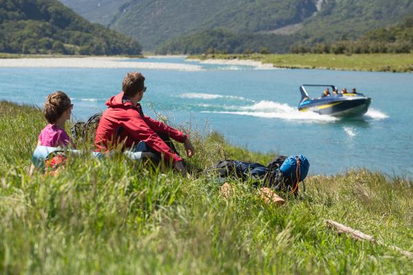 Backcountry jet boating New Zealand