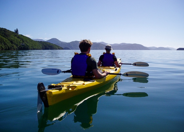 Kayaking Queen Charlotte Sound