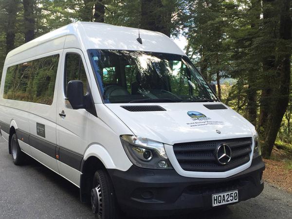 New Zealand Trails Mercedes Mini Coach