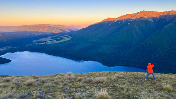 5 Sunset at Bushline Hut 