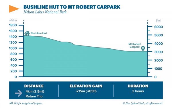 BUSHLINE HUT TO MT ROBERT CARPARK 2