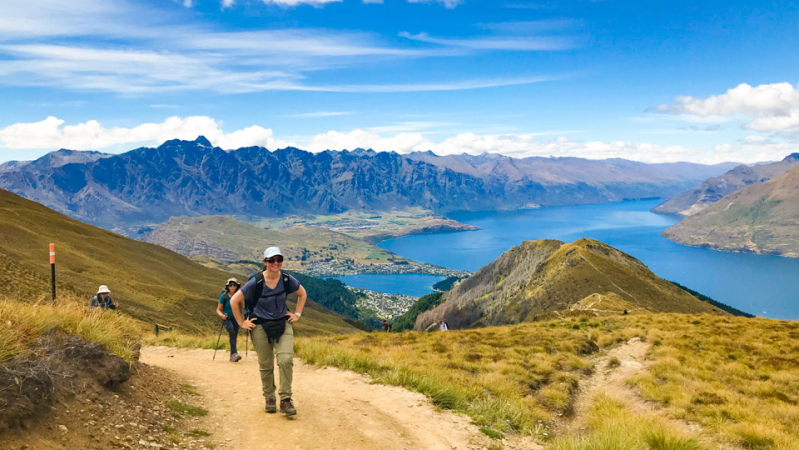 Hiking Ben Lomond in Queenstown, New Zealand