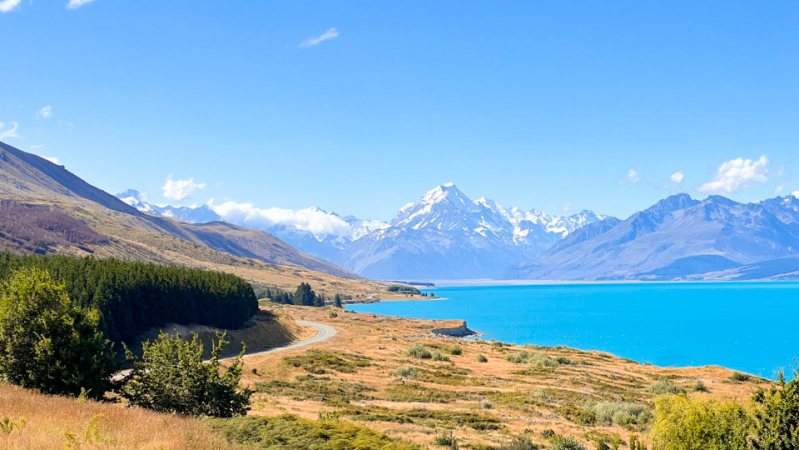 2. Views of Mt Cook from Lake Pukaki