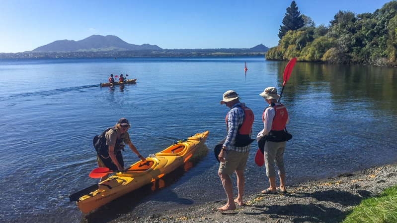 Kayaking Lake Taupo