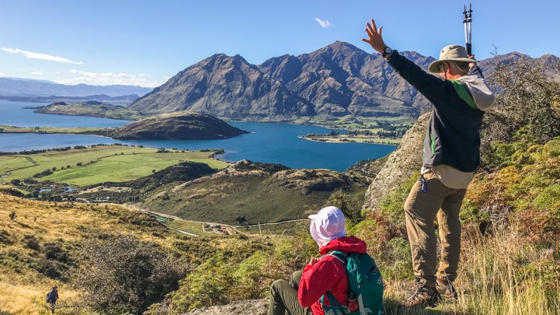 Above Lake Wanaka