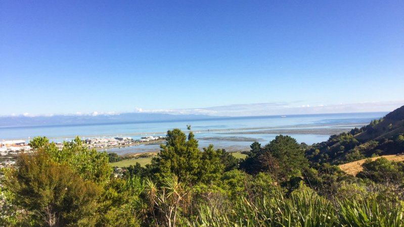 Views over Nelson from the Centre of New Zealand walk. 