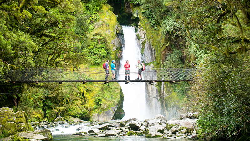 Giant Gate Falls on the Milford Track