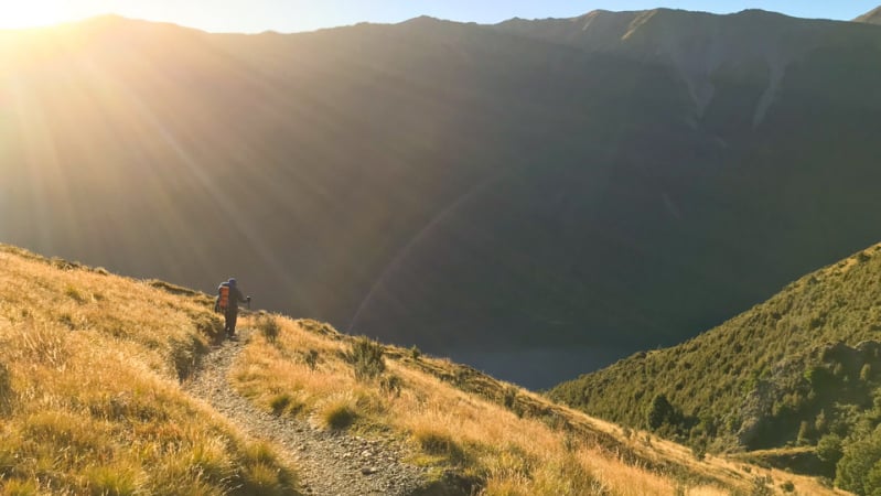 Soak in the views from Bushline Hut.