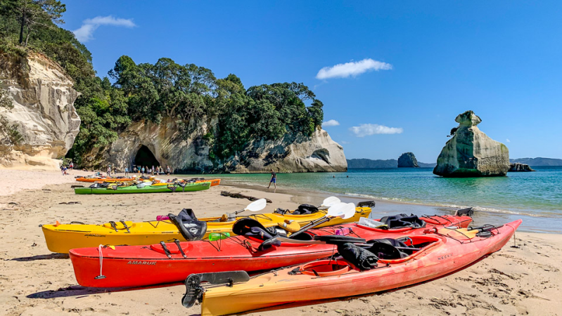 Kayaking Cathedral Cove