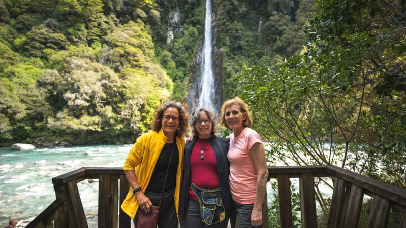 West Coast waterfalls with New Zealand Trails