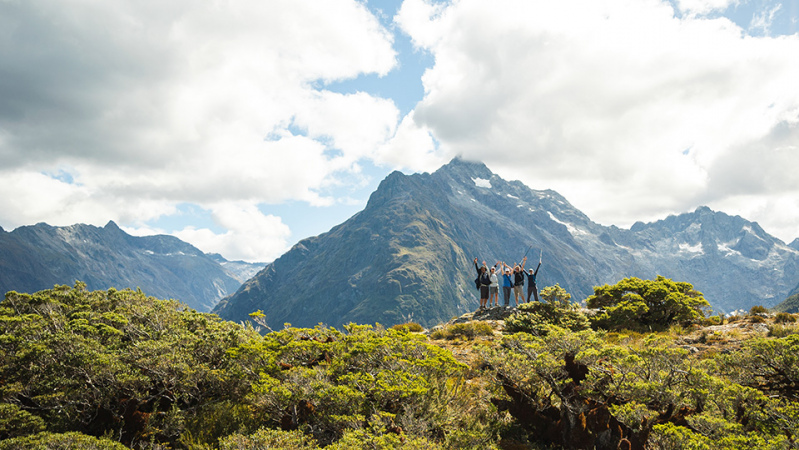 Bag yourself a summit on the Routebrun Track. 