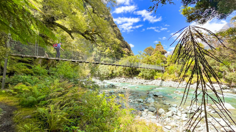 WH Dec Hollyford Bridge Hidden Falls5