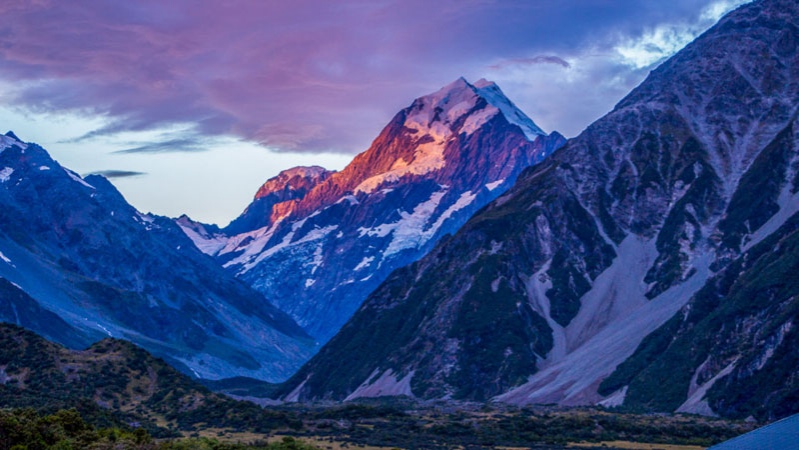 Aoraki Mt Cook sunset