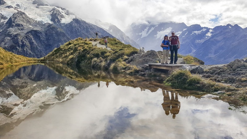 Couple Sealy Tarns Lookout