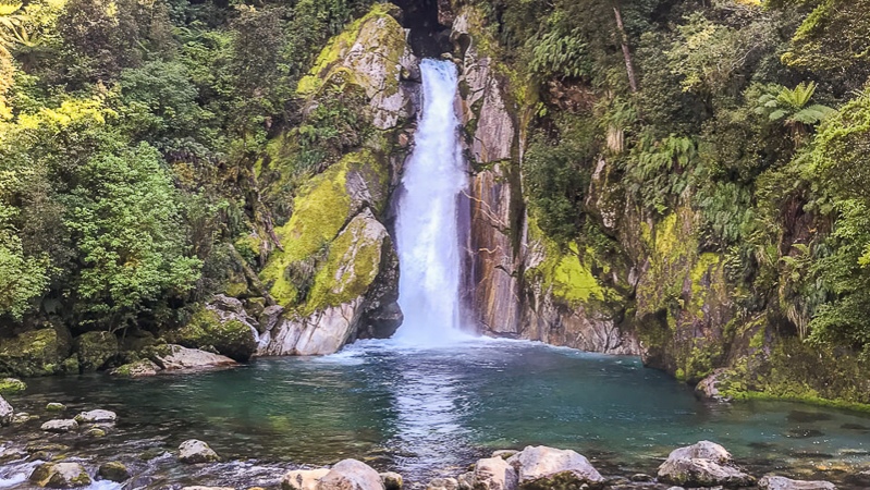 New Zealand Great Walks, Giant Gate Falls, Milford Track