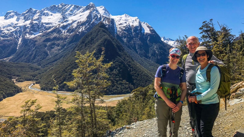 Routeburn Track weather at its best