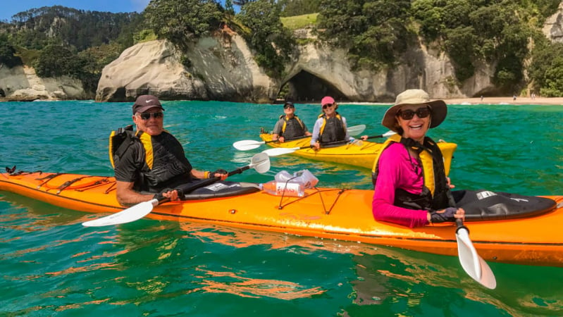 kayak day on sweet north of Coromandel