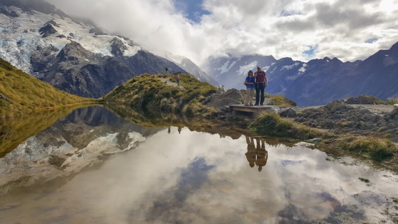 NZ Landscape with people