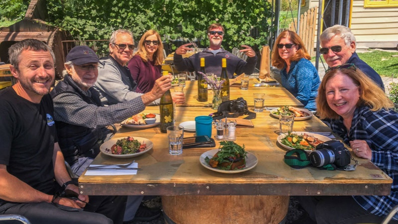 Lunch, Gibbston, Otago New Zealand