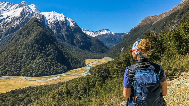 New Zealand hiking, Routeburn Valley, Otago