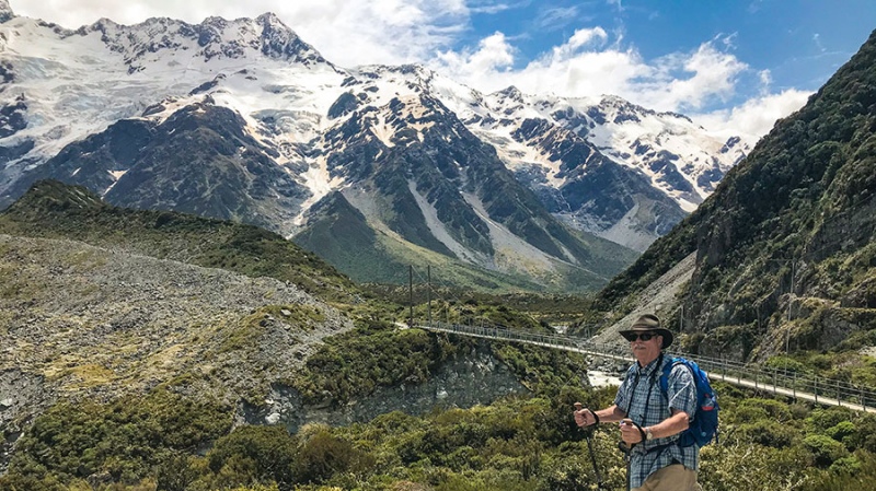 Hiking Hooker Valley Track Mt Cook National Park