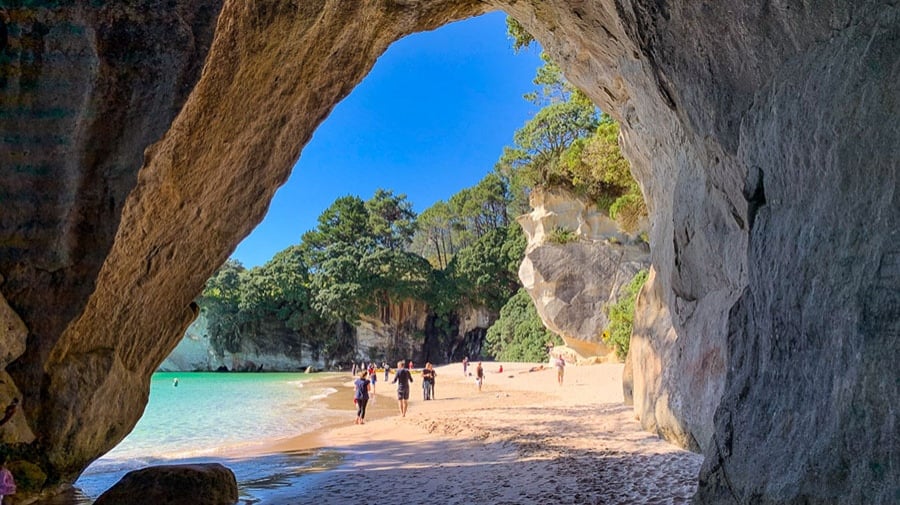 Cathedral Cove on the Coromandel Coast