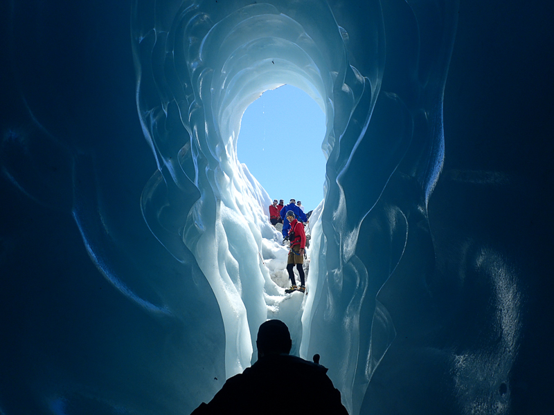 Glacier hike New Zealand