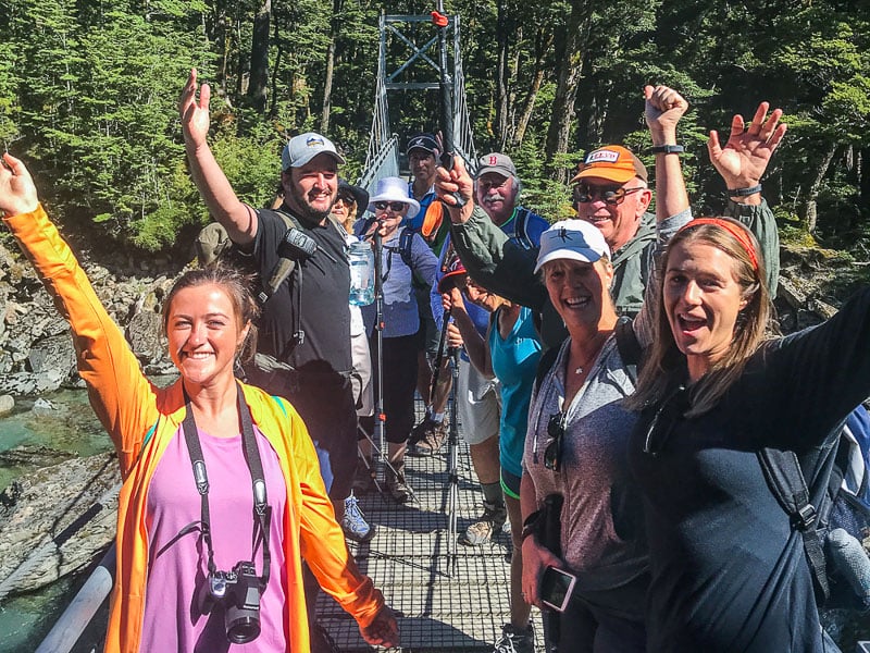 Hiking on a New Zealand family vacation