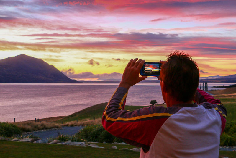 Lake Ohau sunset