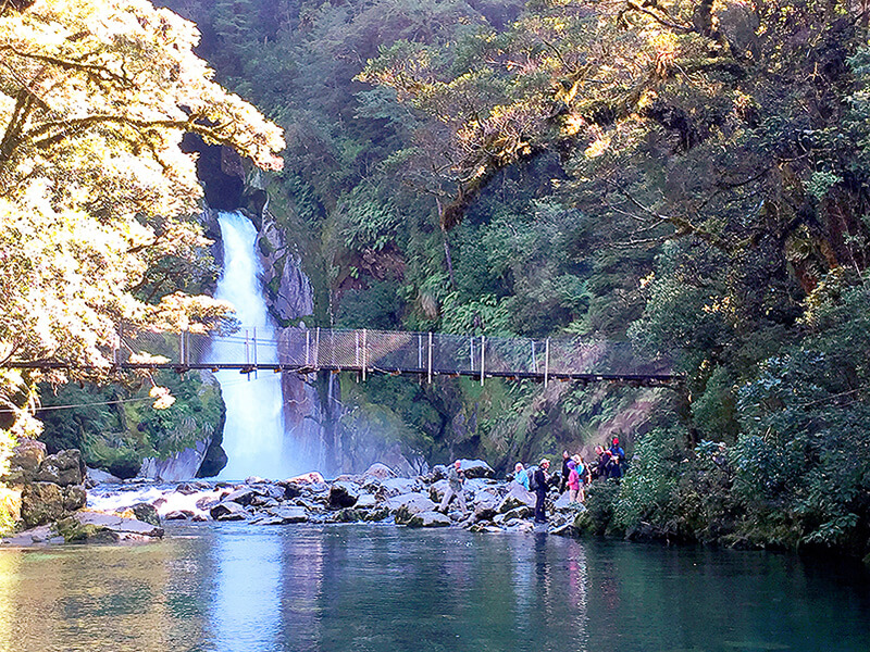 Milford Track Waterfall