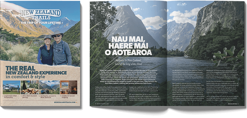 New Zealand brochure spread