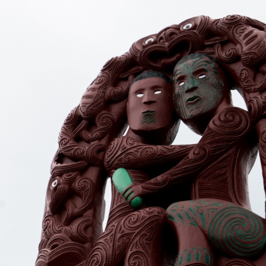 Maori Statue