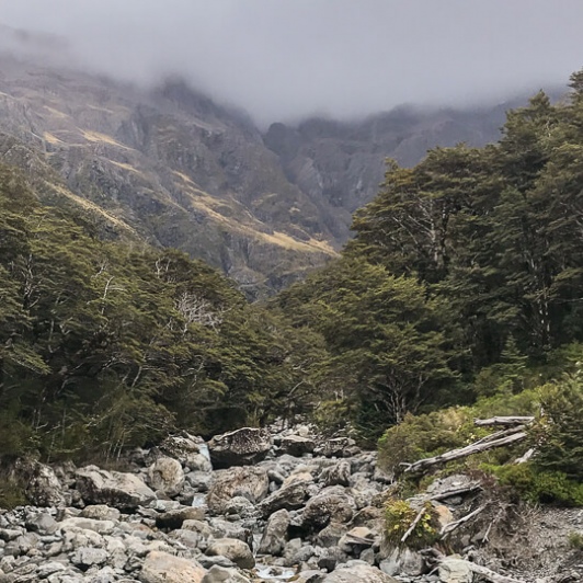 Arthurs Pass river, Canterbury New Zealand