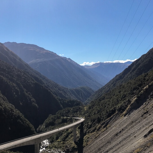 Otira Viaduct Lookout, Arthurs Pass Canterbury New Zealand