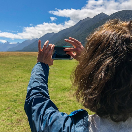 Photographing the Eglinton Valley, Fiordland National Park Southland New Zealand