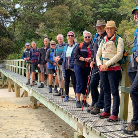 1 Group on Rakiura Track Guided Walk