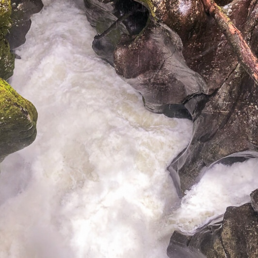 The Chasm, Cleddau river, Fiordland New Zealand