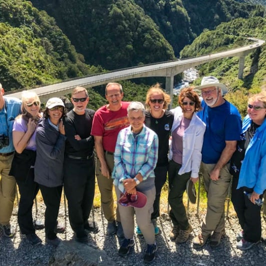 Group in Arthurs Pass