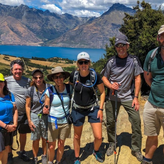 Group above Lake Dispute, Otago New Zealand