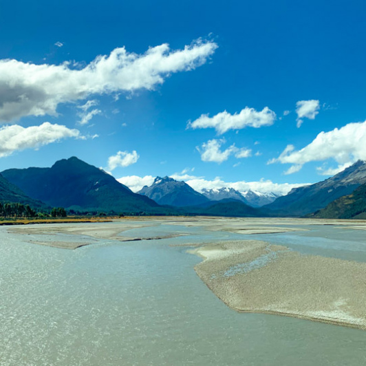 1. Crossing one lane bridge Glenorchy