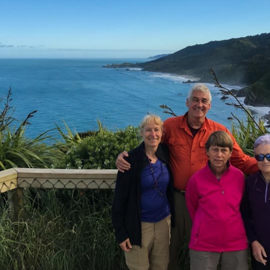 Group at Paparoa National Park, West Coast New Zealand