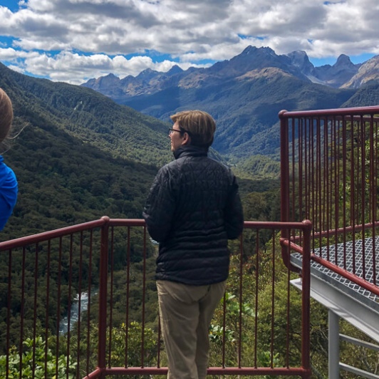 Pops view lookout, Fiordland New Zealand